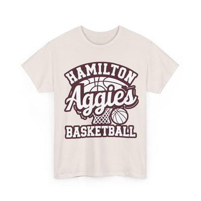 Adult Tee \ Hamilton Aggies Basketball \ HABBG1