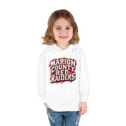 Toddler Hoodie Sweatshirt \ Marion County Red Raiders \ MC1